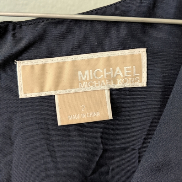 Michael Kors Navy Cocktail Dress - Picture 4 of 4